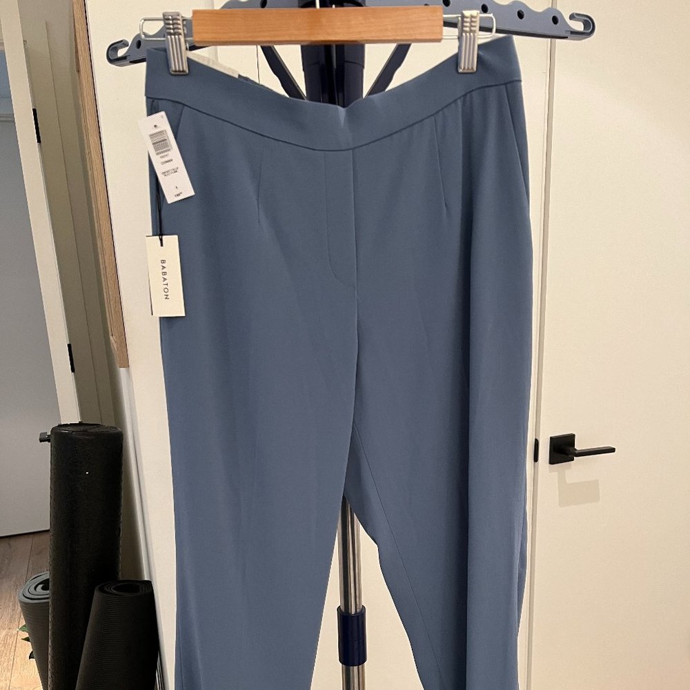 NWT Babaton Conan Pant in Smokey Blue (size 6)